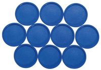 MAUL Ronde magneten blauw ferriet kunststof set | 10 stuks