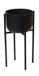 Mister Habitat Plantenstandaard medium mat zwart 33x33x60