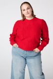 MS Mode Trui Gebreide trui met patroon Rood L