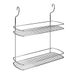 Metaltex Lonardo opbergrek, 2 etg. 35x13x41cm, verchroomd