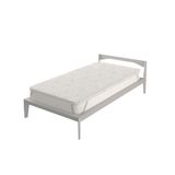 Topper VERA Topper afneembaar met linnen overtrek, Frans bed 140 x 190 cm