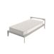 Topper VERA Topper afneembaar met linnen overtrek, Frans bed 140 x 190 cm