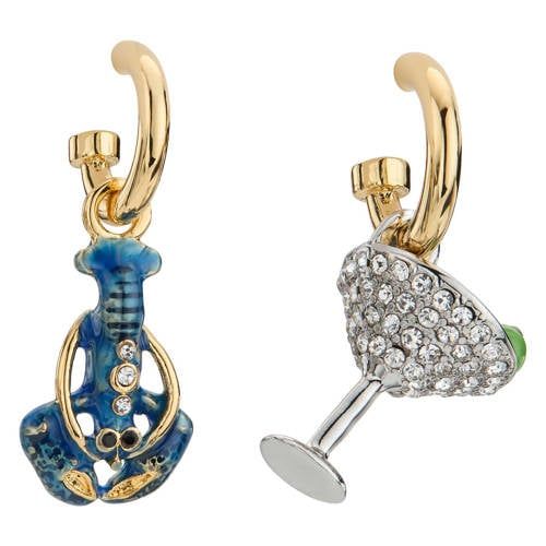 Kurt Geiger oorbellen Novelty goudkleurig/blauw
