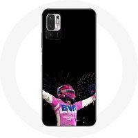 Maniacase Hoesje voor Xiaomi Redmi Note 10 5G Formule 1 Sergio Pérez Mendoza won de race