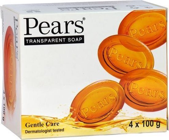 Pears Glycerine Handzeep 4x100gr