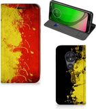 Standcase Motorola Moto G7 Play Belgique - Book Case - Drapeau belge