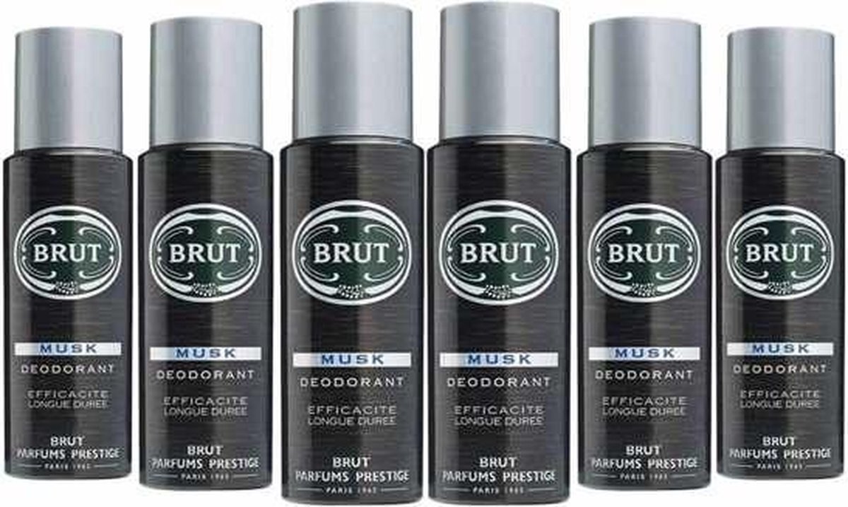 Brut Deodorant spray Musk - 6 x 200 ml