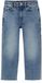 Vertbaudet Rechte meisjesjeans middenblauw