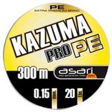 Asari Kazuma Pro PE Gevlochten Vislijn 300 M Grijs 0.500 mm