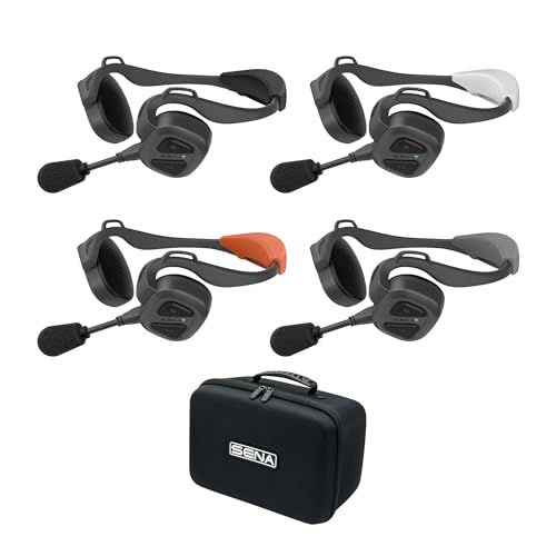 Sena Nautitalk Bosun Multi-Sport Mesh Intercom Communicatie Headset voor zeilen en andere watersporten, Quad Pack