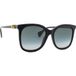 Gucci GG1071S 001 55 Lunettes de Soleil Femme Noir Oeil de Chat Gris 55mm