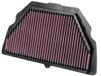 K&N Vervangingsluchtfilter compatibel met Honda CBR600F4I 2001-2006 (HA-6001)