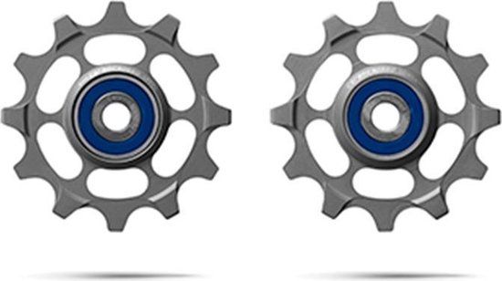 CeramicSpeed SRAM XX1/X01/Force 1/CX1 Derailleurwieltjes 11 versnellingen Gecoat, zilver