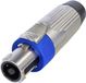 Neutrik NLT4FXX Stekker Zilver, Blauw 1 stuk(s)