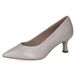Caprice 9-9-22401-46 143 G Pump Wit Metallic Leer Dames - Wit - 39