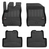 Frogum No.77 Automat / Vloermat - 3D Pasvorm - Geschikt voor Chevrolet Orlando 2010-2018 - TPE Rubber - 4-delig - Hoge Rand 6cm - Zwart