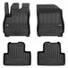 Frogum No.77 Automat / Vloermat - 3D Pasvorm - Geschikt voor Chevrolet Orlando 2010-2018 - TPE Rubber - 4-delig - Hoge Rand 6cm - Zwart