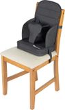 Bebeconfort Bebecomfort Travel Booster hoge stoel voor kinderen, draagbaar en opvouwbaar, extra bekleding, voor kinderen vanaf 6 maanden tot 3 jaar (15 kg), Graphite