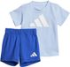 Adidas Essentials Tee Set Blauw 9-12 Months Kinderen