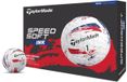TaylorMade SpeedSoft Ink Golfballen 2026 - Blue Red - 12-Stuks