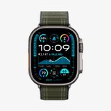 Spigen WBF0 Bracelet Adapté pour Apple Watch 1/2/3/4/5/6/7/8/9/10/11/SE/Ultra 49MM / 46MM / 45MM / 44MM / 42MM - Vert