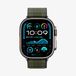 Spigen WBF0 Bracelet Adapté pour Apple Watch 1/2/3/4/5/6/7/8/9/10/11/SE/Ultra 49MM / 46MM / 45MM / 44MM / 42MM - Vert