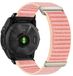 By Qubix Qubix Nylon Sport Loop bandje voor Garmin Instinct 3 - 26mm Quickfit - Roze