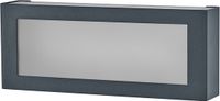 Osram Endura Style LED wandlamp Nova, 10W, 3000K warm wit, 700 lm, IP54, aluminium donkergrijs, 3-voudig