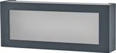 Osram Endura Style LED wandlamp Nova, 10W, 3000K warm wit, 700 lm, IP54, aluminium donkergrijs, 3-voudig