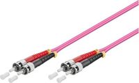 Good Alcasa 0.5m ST/ST Glasvezel kabel OM4 Violet