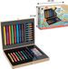 Grafix Kleurkoffer voor Kinderen | 33-Delig | Creativiteitsdoos | Kleuren | Schminken | Tekenen | Knutselen