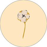 Bonateks Ronde digitaal bedrukte muismat, antislip onderkant, voor kantoor en thuis, diameter: 22 cm