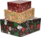 Bellatio Decorations Luxe Kerst inpakpapier