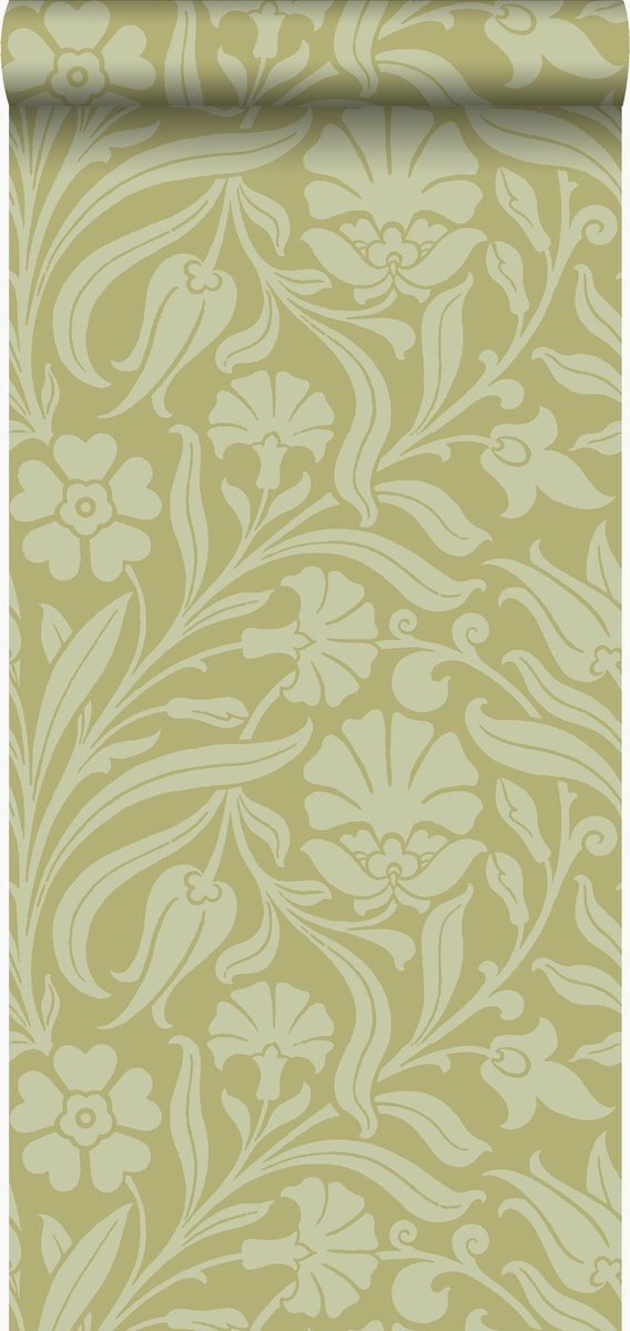 Origin Wallcoverings behang bloemen groen - 346638 - 53 cm x 10,05 m