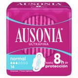 Ausonia Normal Maandverband met vleugels 14 stuk(s)