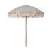 BUSINESS & PLEASURE Parasol Premium Beach Noir Bois lamellé-collé en bois recyclé