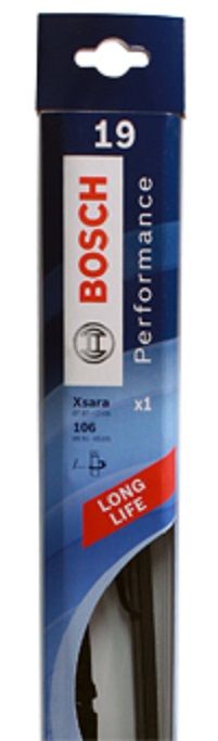 Bosch 1x Ruitenwisser 50cm N° 19 Twin Zwart