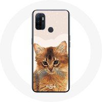 Oppo Etui voor Oppo A53 Somalische kattenras Maniacase