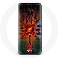 Maniacase Hoesje voor Samsung Galaxy A5 2017 Stranger Things Seizoen 4 Poster Crews Nieuwe Theorie
