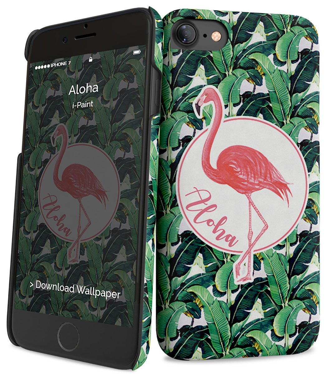 i-Paint cover aloha - groen - voor iPhone 7