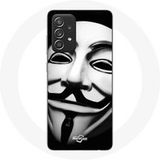 Maniacase Etui voor Samsung Galaxy A33 5G We Are Legion Anoniem Masker