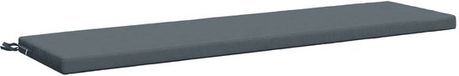 vidaXL Bankkussen SOEST 100% Polyester Blauw 160 x 40 x 5 cm