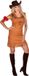 WIDMANN Cowgirl kostuum bruin