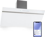 Klarstein Ava 90 Afzuigkap - 90 cm - Wit - A++ - 585 m³/u - Wifi - LED
