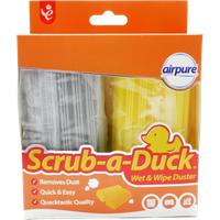 Airpure Scrub-a-Duck Duster Wet & Wip Doekjes - 2 stuks