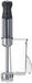 Arendo Mixeur plongeant 1000 W, mixeur plongeant avec 4 lames en acier inoxydable, blender avec régulation progressive, touche turbo, pied mélangeur amovible, 15000 tours par minute, gobelet doseur 600 ml, argent-gris