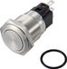 TRU COMPONENTS TC-12647480 Druktoets 250 V/AC 3 A 1x uit/(aan) IP65 Moment Messing (verchroomd) 1 stuk(s)