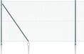 vidaXL Gaashek met Grondpennen 10 x 1,5 m PVC-Coated Staal Groen Mesh