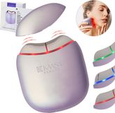 Kawsar Beauty Premium EMS Gua Sha Gezichtsmassage & Huidverjongingsapparaat met Blauw, Groen & Red Light Therapy