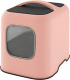 Rotho MyPet Kattenbak 51 x 39 x 40 cm roze gerecycled plastic met geurfilter